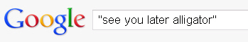 Using double quotation marks in search engines