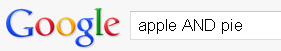 Using Booleans in a search engine.