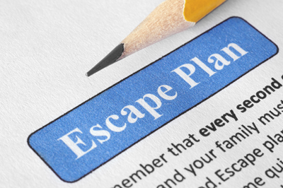 An escape plan.